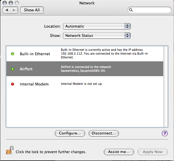 Network Apple
